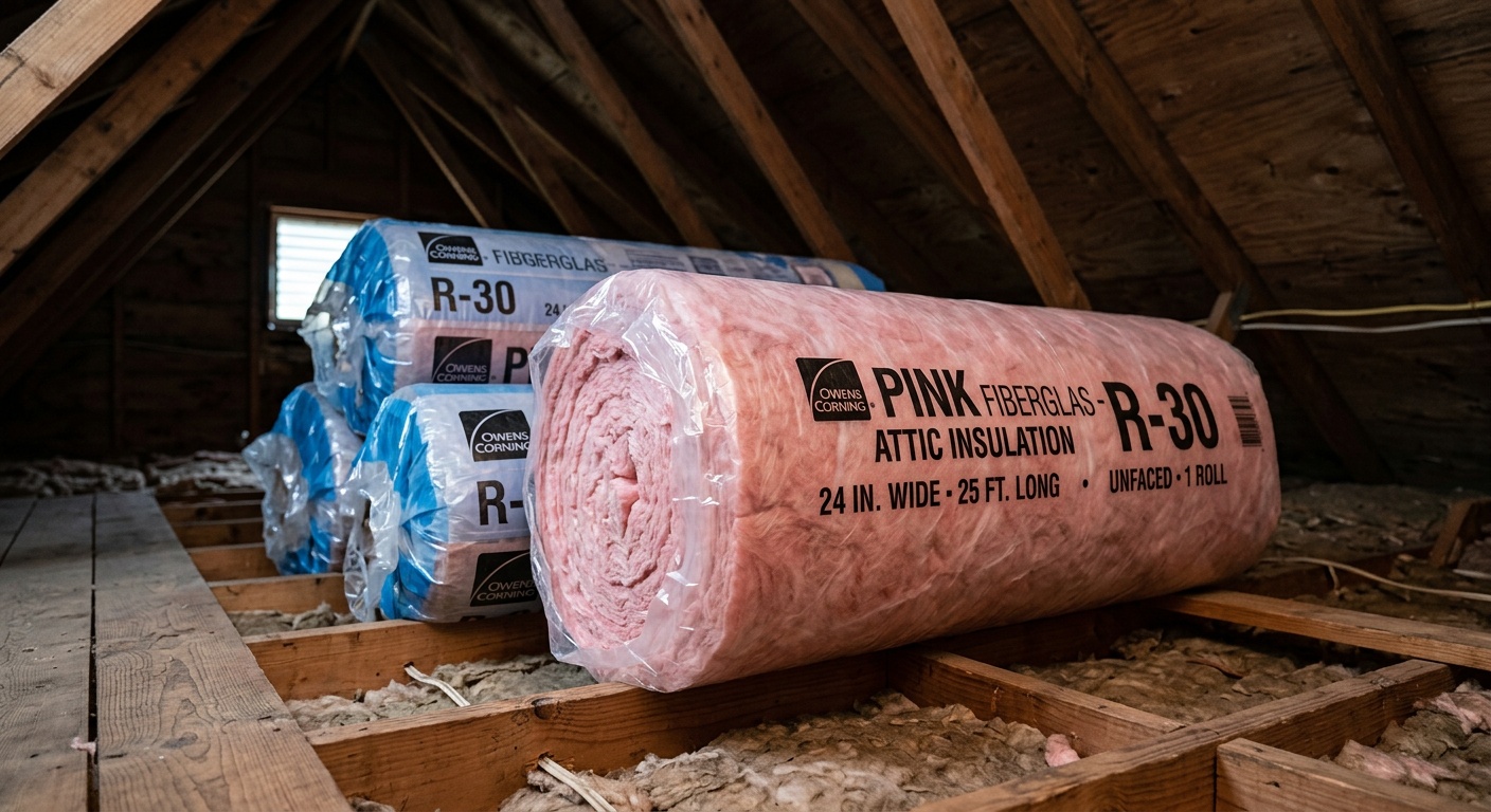 Attic insulation upgrade