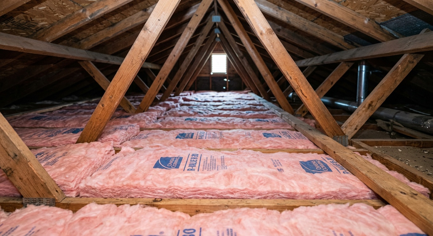 Roof insulation heat